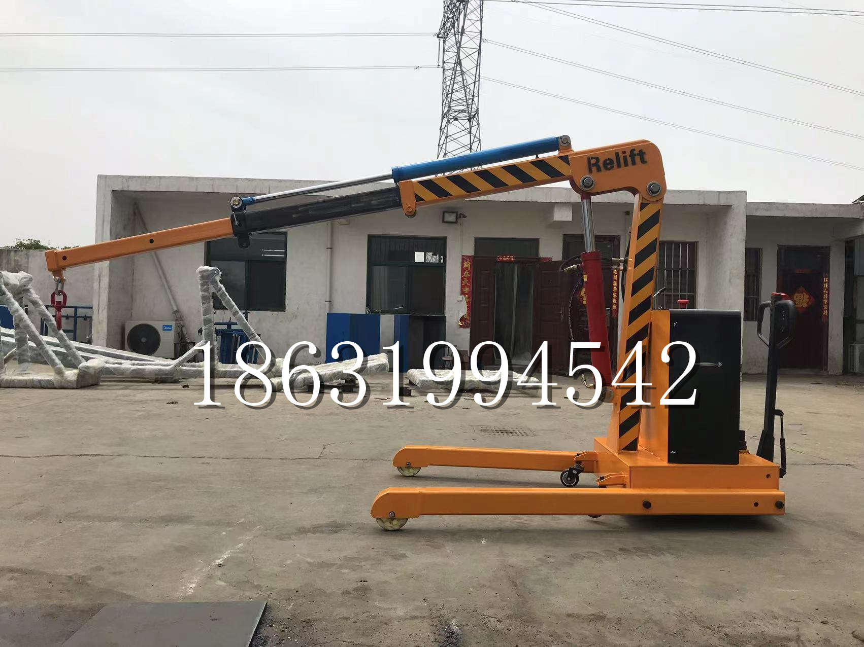 北戴河区久征定做3吨三轮随车吊 农用园林绿化移树吊 平板工程用小吊机