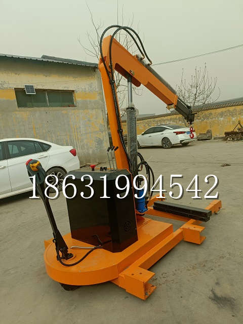 北戴河区自卸车厢随车吊 自制轮式四不像起重机 四驱平板吊 5吨 贵盛